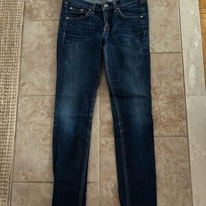 rag & bone Dark Blue Skinny Jeans